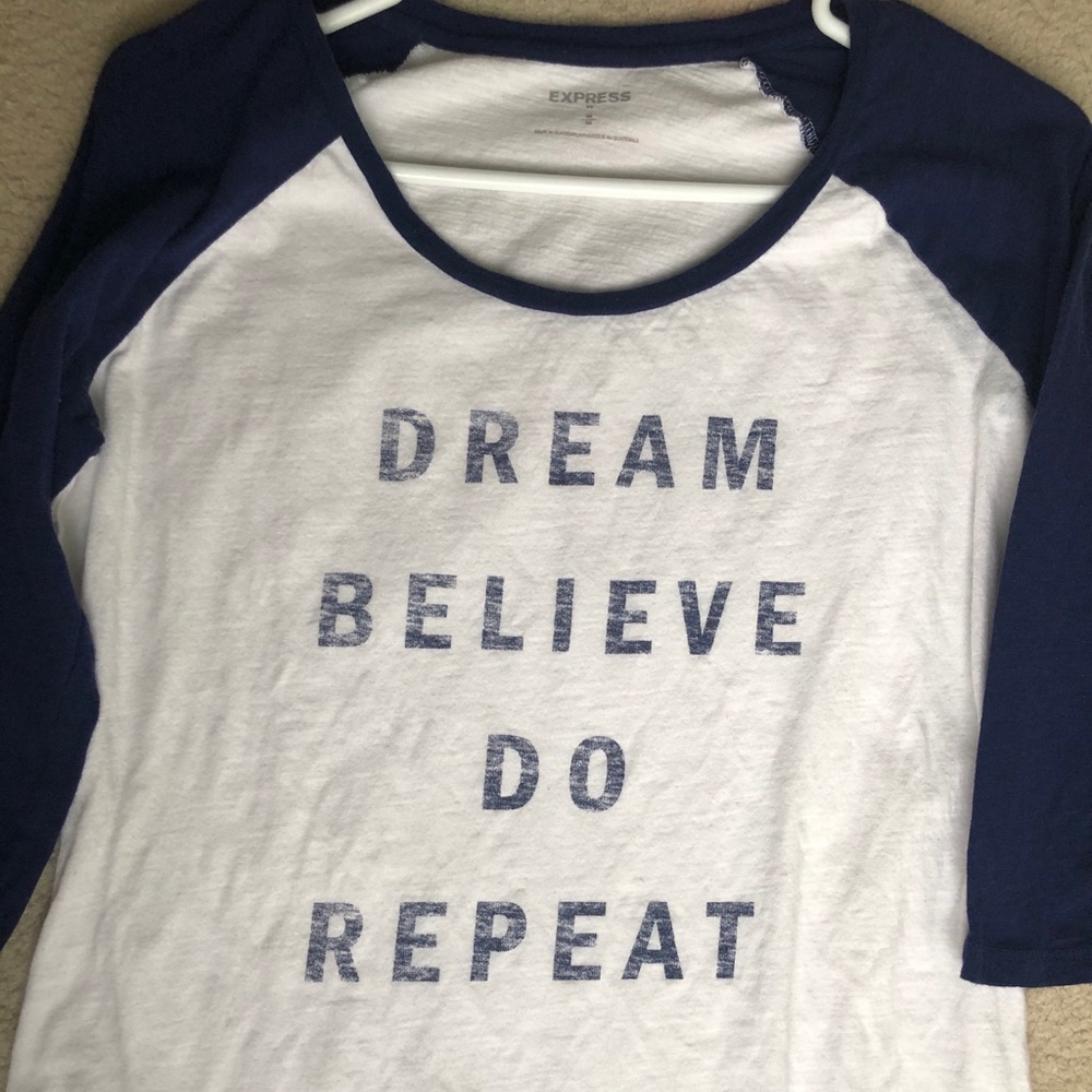 Cotton blue and white from Express (unused)